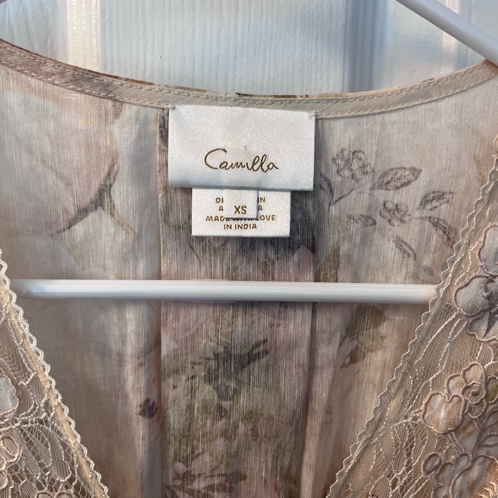 Camilla Adorned in Antiquity Button-Front Maxi Dress - XS - Picture 9 of 14
